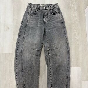 Free People Barrel Jeans Size 25